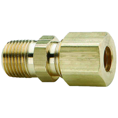 DOT MALE CONNECTOR 1/2"OD X 1/2"NPT