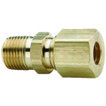 DOT MALE CONNECTOR 1/2"OD X 1/2"NPT